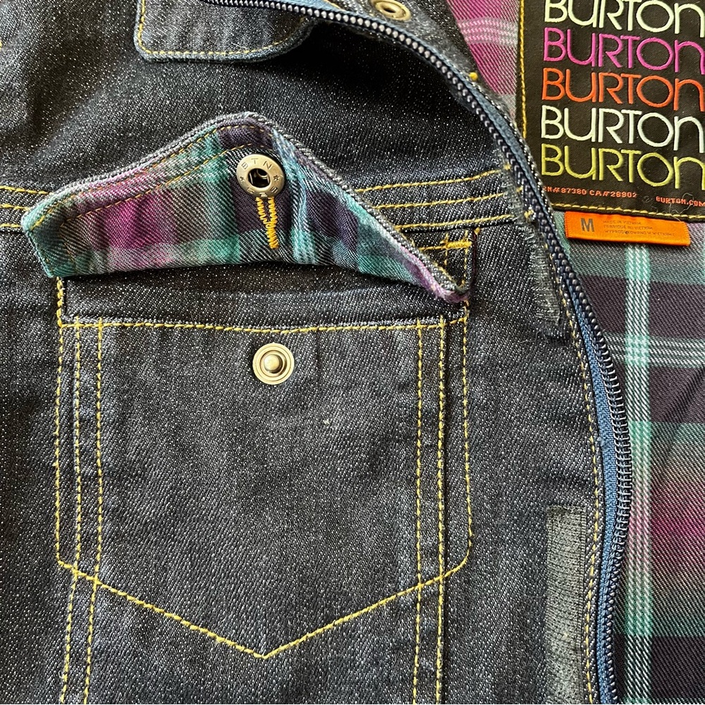 Burton Dryride Denim Jacket with Hood - Picture 4 of 11